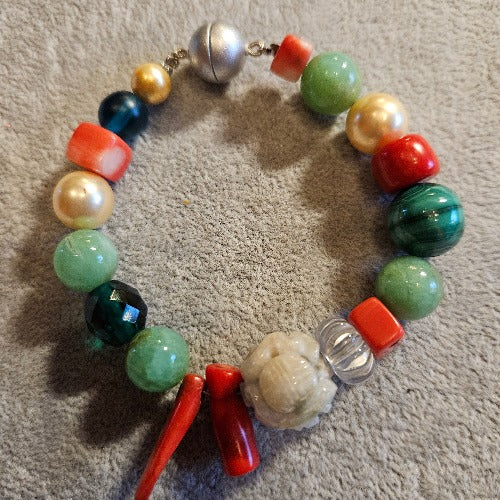 Armband Bunte Perlen