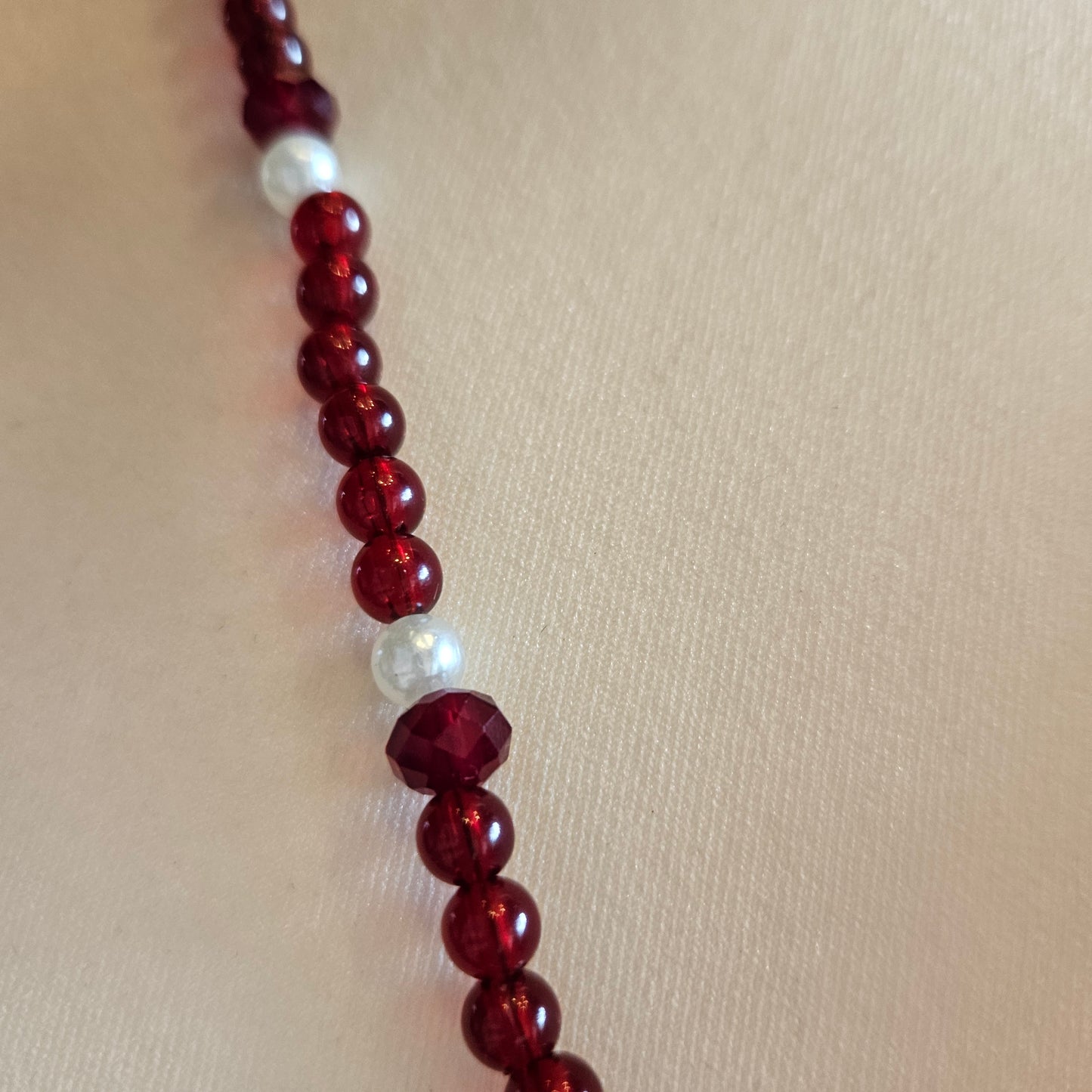 Halskette mit Roter Rose