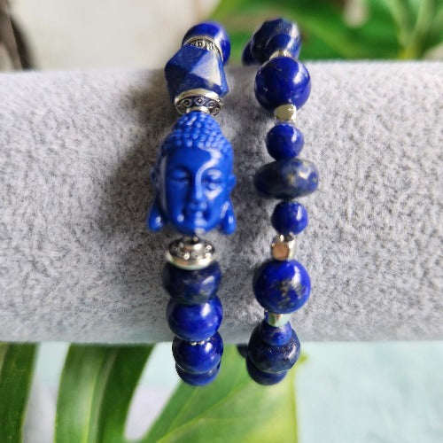 Armbänder Lapislazuli Perlen blau
