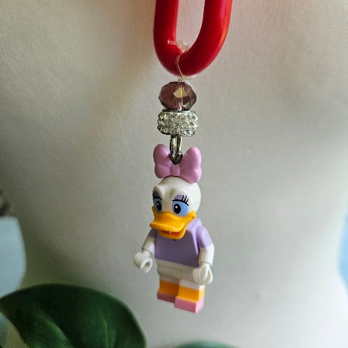 Halskette Rot mit Daisy Duck Anhänger