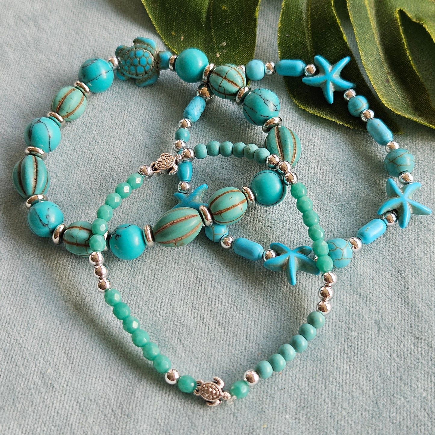 Armbänder Natursteine Türkis