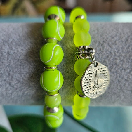 Armbänder Perlen mit Anhänger grün