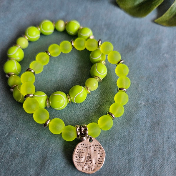 Armbänder Perlen mit Anhänger grün