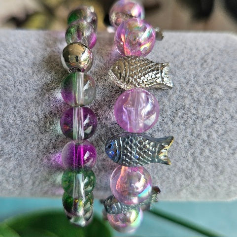 Armbänder mit Fischen 2er-Set