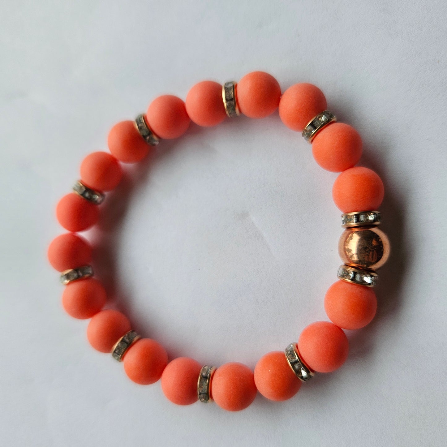 Perlenarmbänder Rose 3 Stück