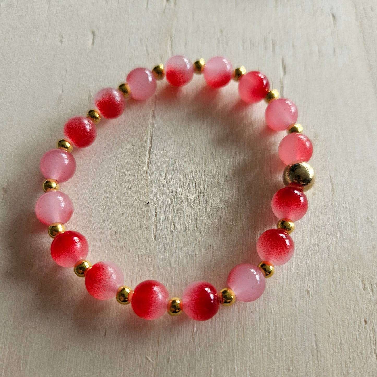 Armbänder Rosa Romantisch 3 er Set