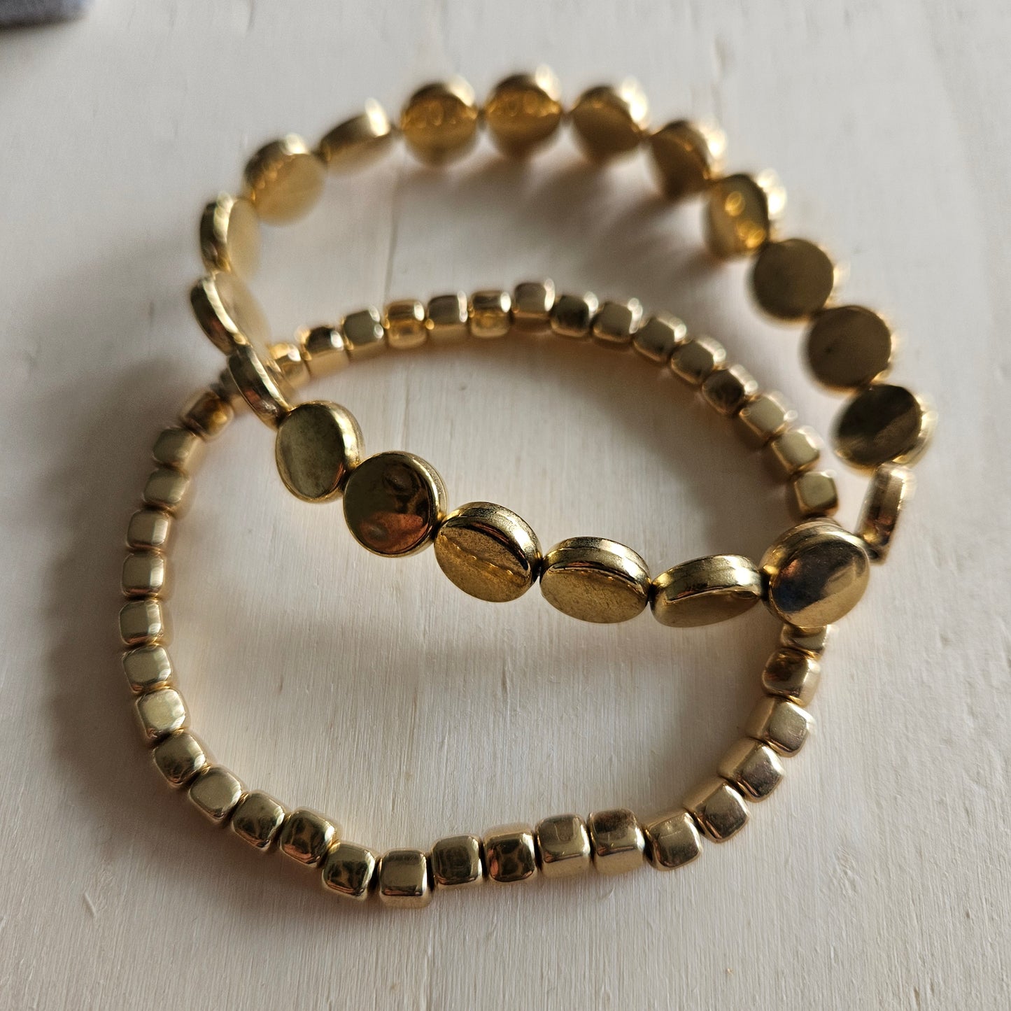 Armbänder Glasperlen mit Muster 4 er Set
