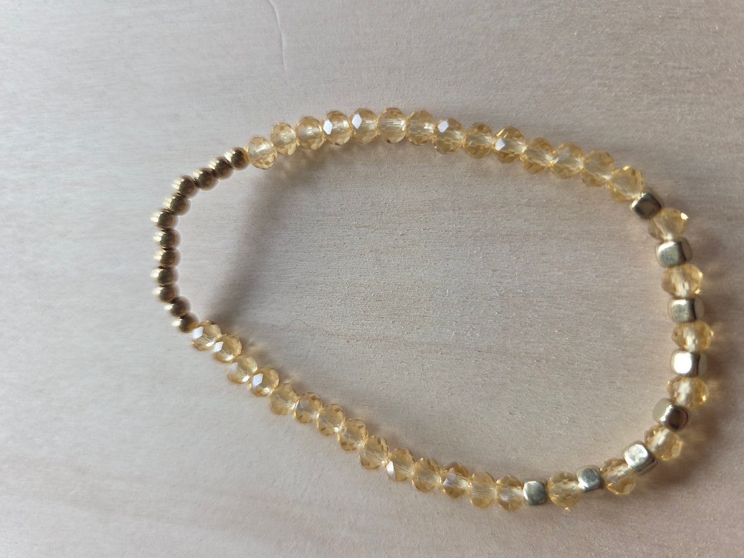 Armbänder 3 er Set schönes braunes Glas