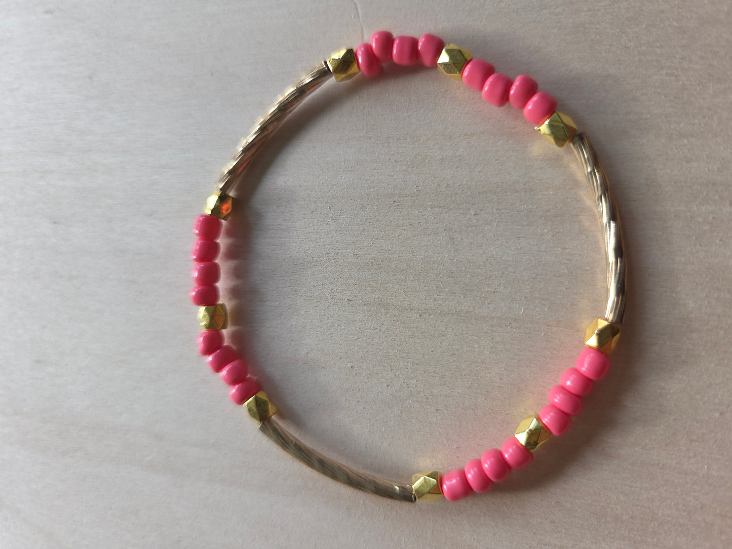 Armbänder Rose 3 er Set mit Herzen