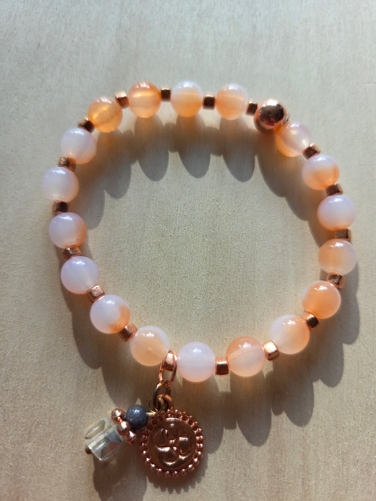 Armbänder Glasperlen mit Anhänger und Quaste