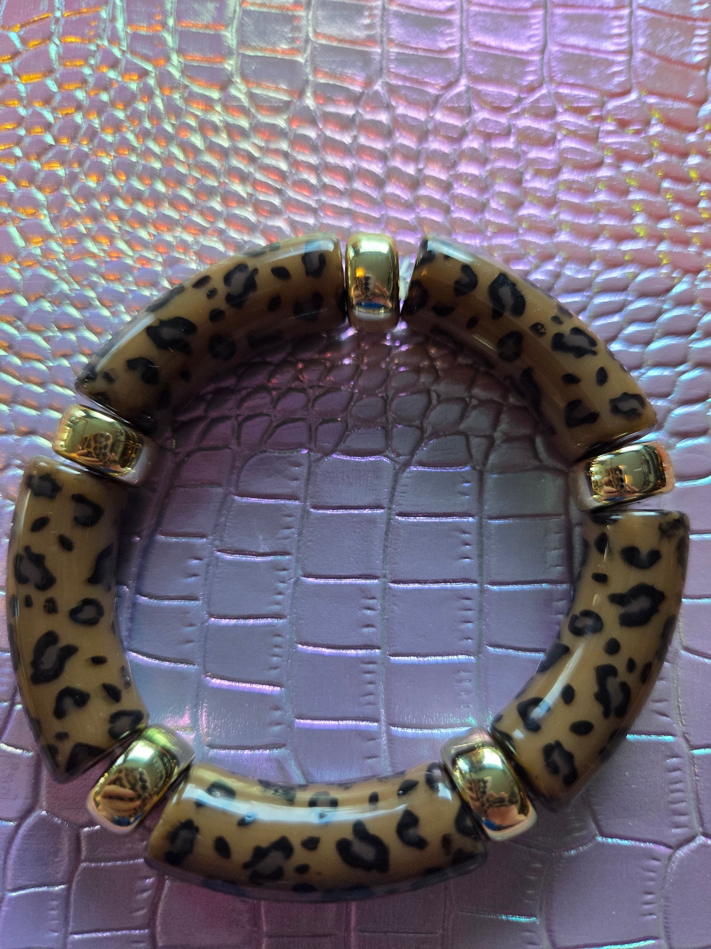 Armband Mit Leopard Perlen