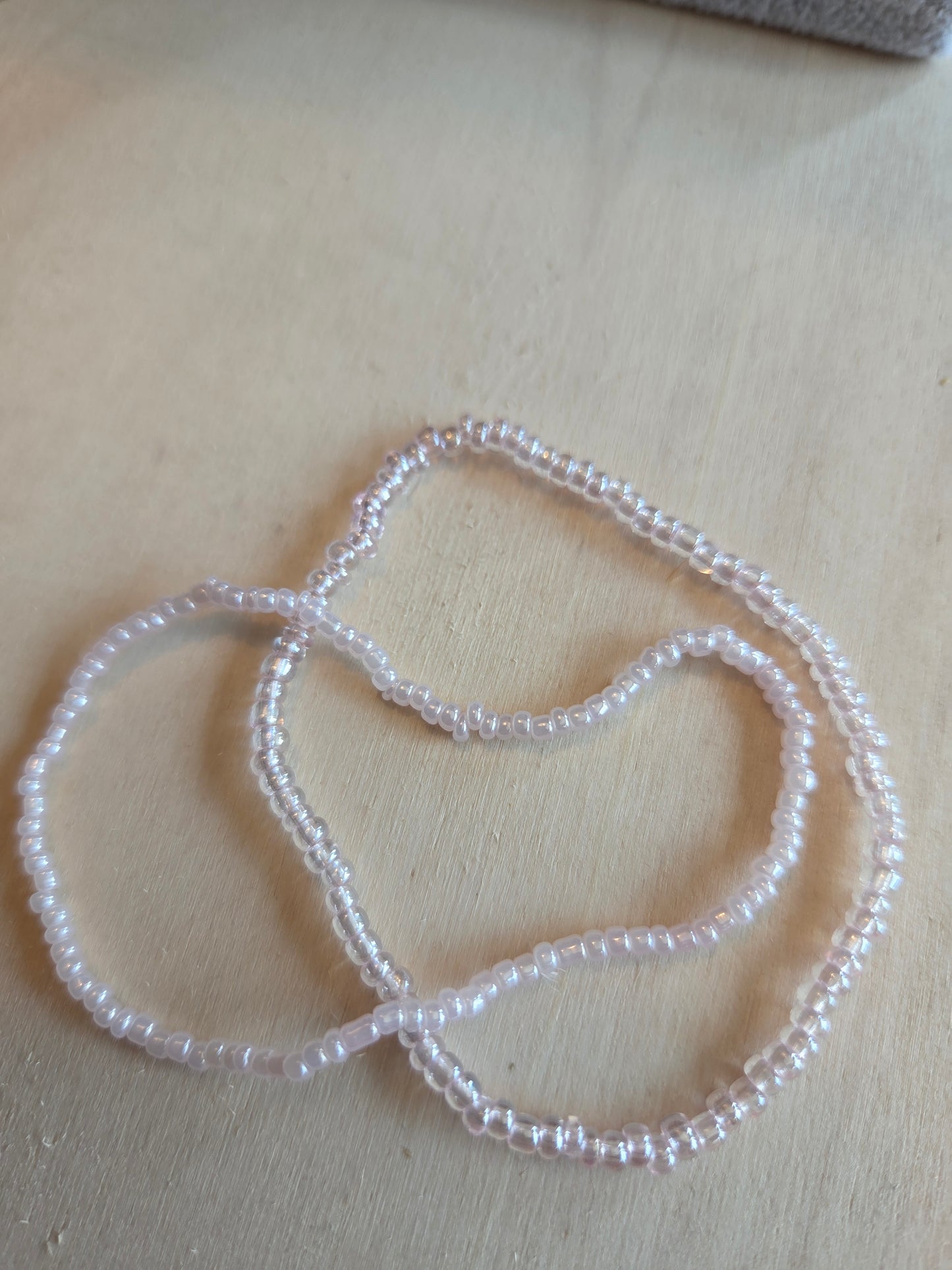 Armbänder Perlen Rosa Glas 3 er Set