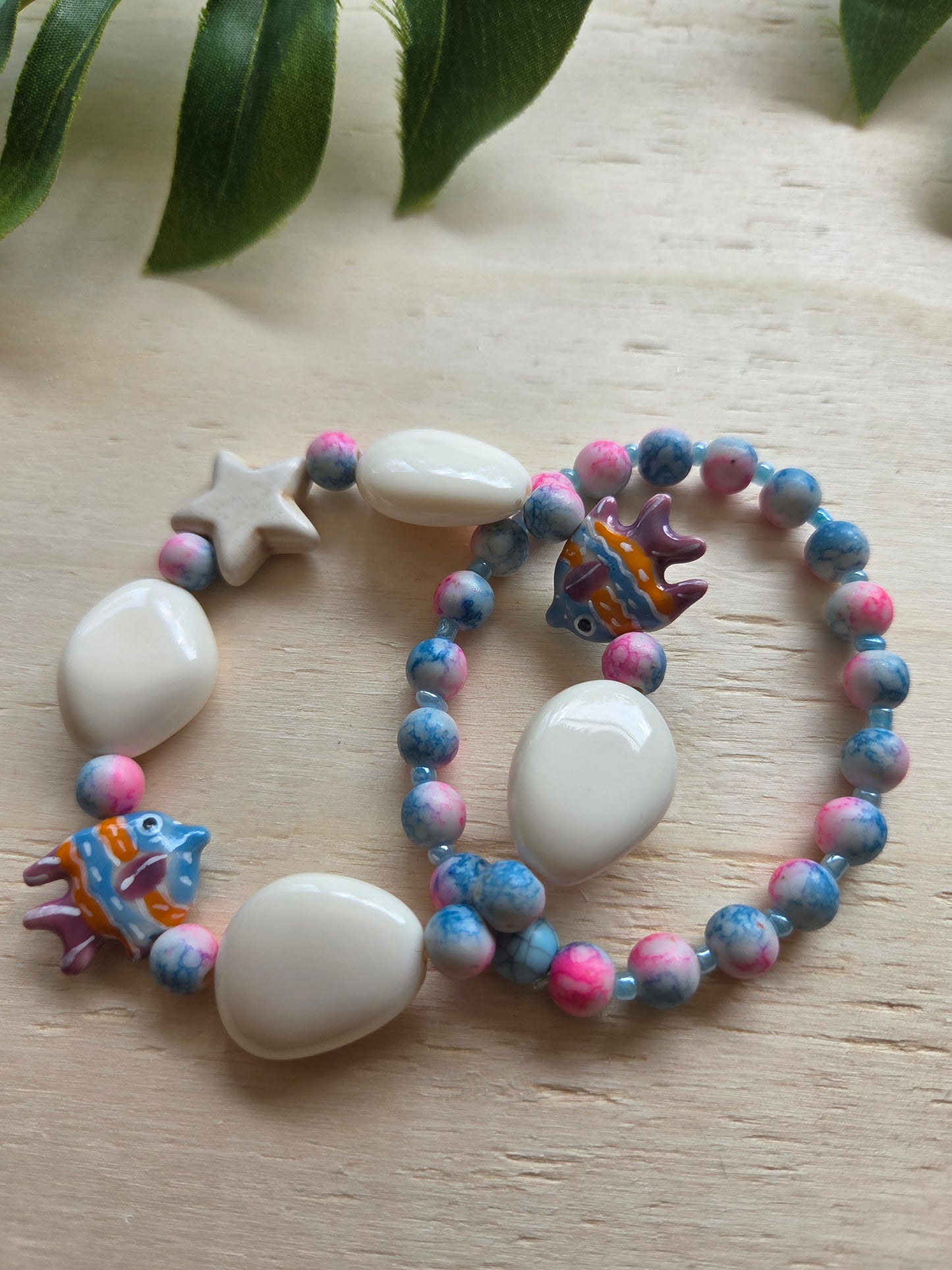 Armbänder mit Fischen 3er-Set