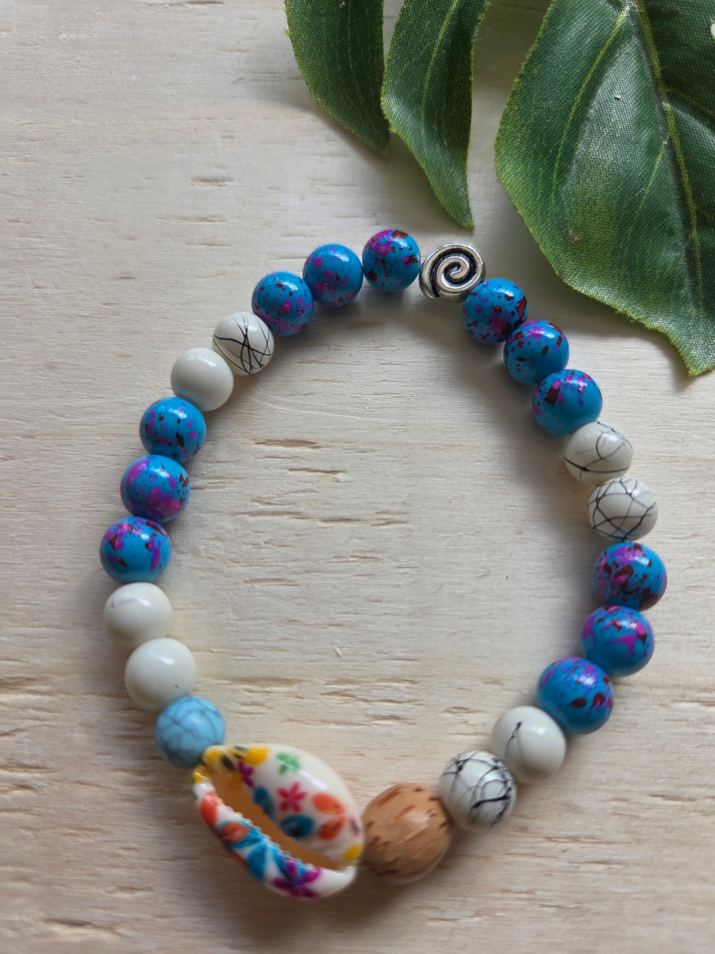 Armbänder mit Muschel bunt 3er-Set