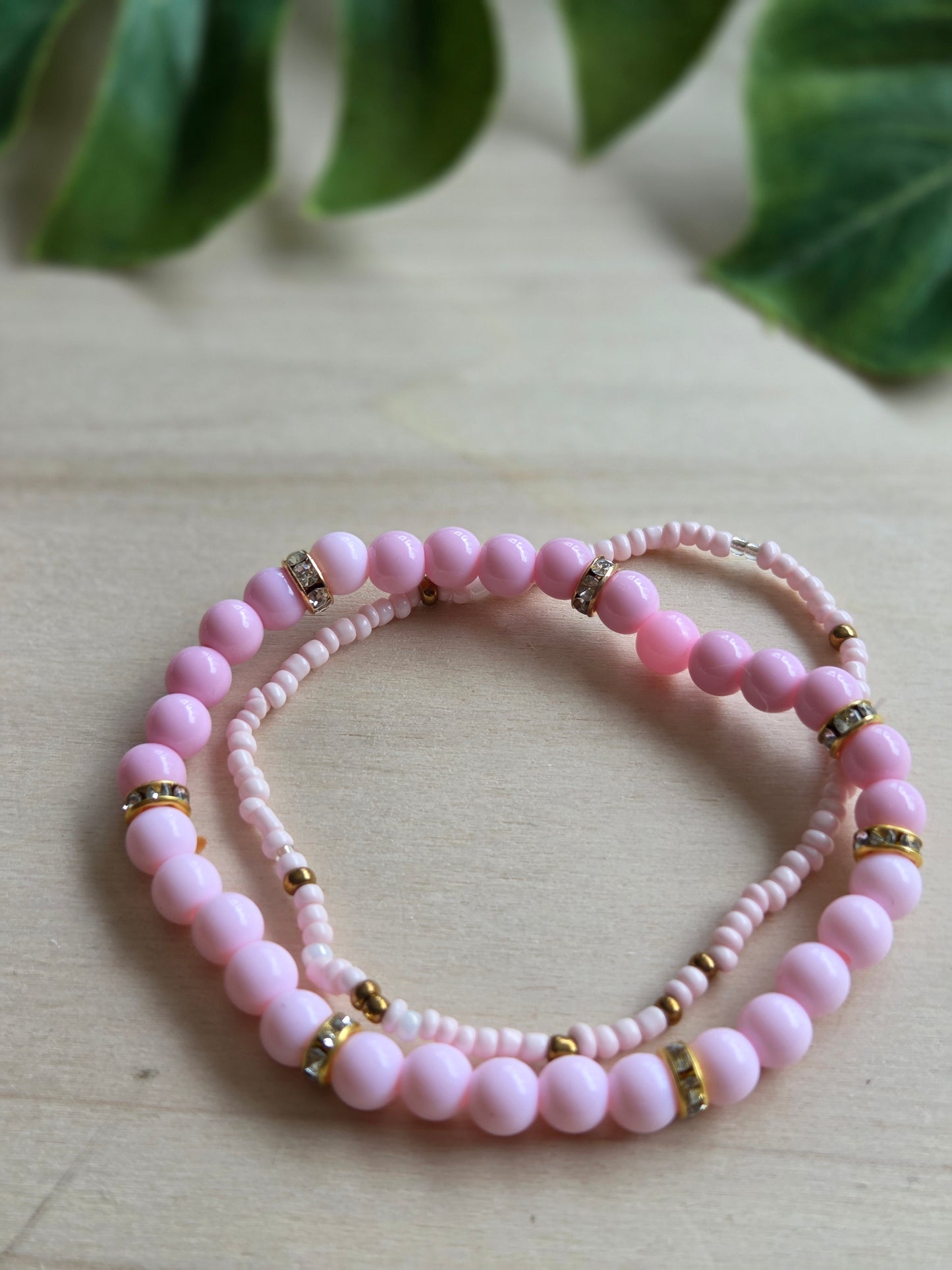 Armbänder mit Flamingo AH Rosa 3er-Set