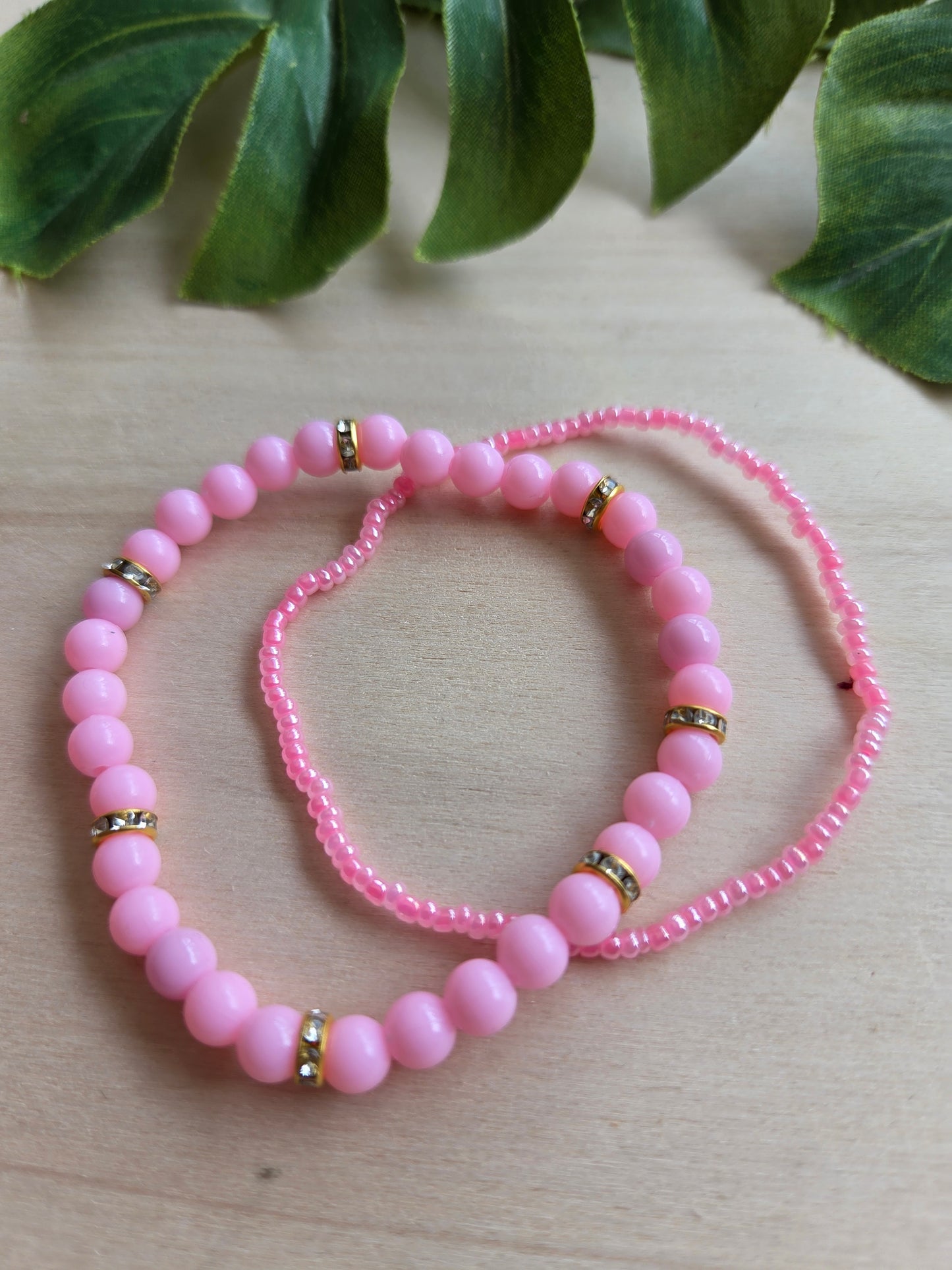 Armbänder mit Flamingo AH Rosa 3er-Set