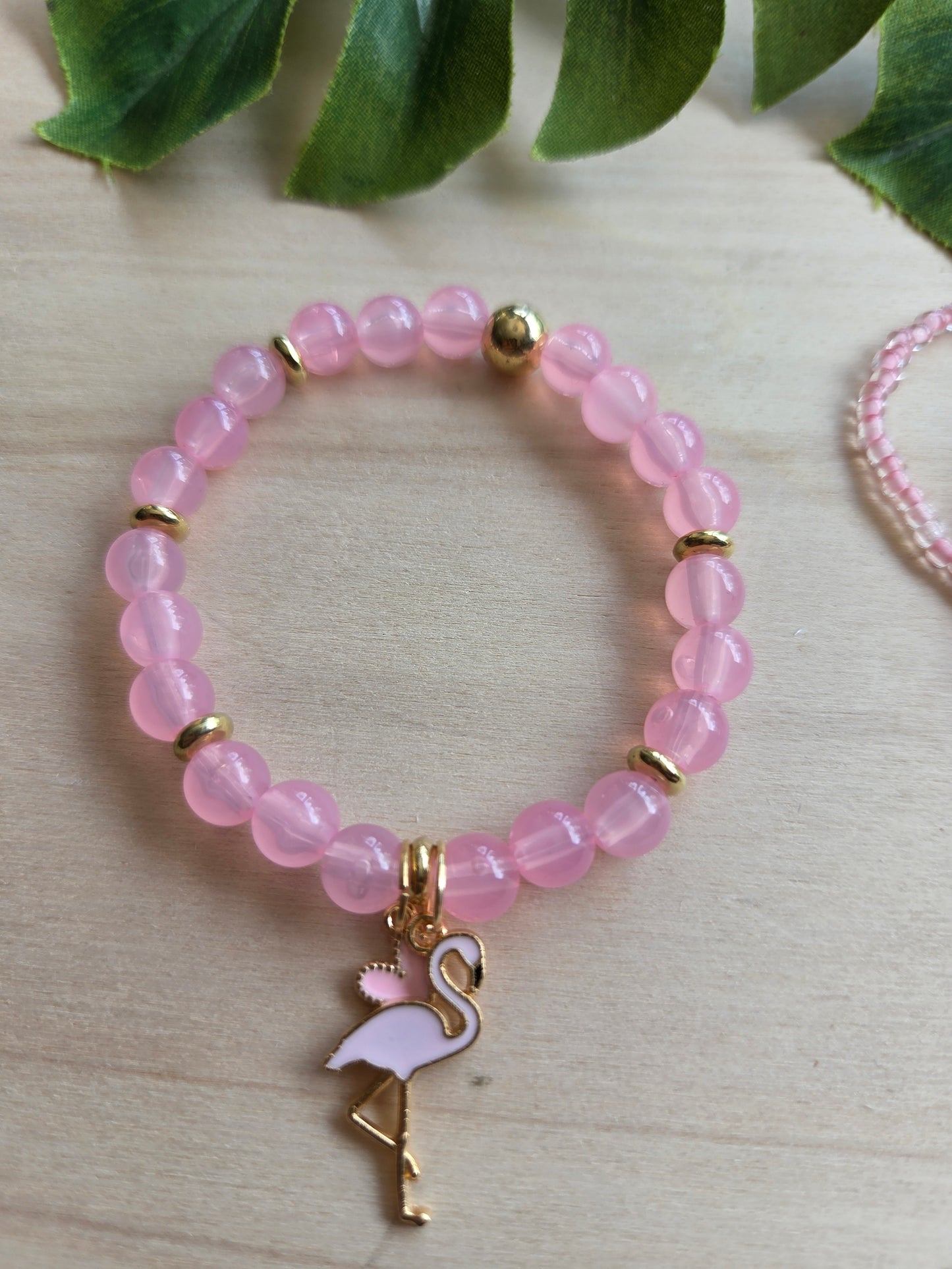 Armbänder mit AH Flamingo Rosa3er-Set