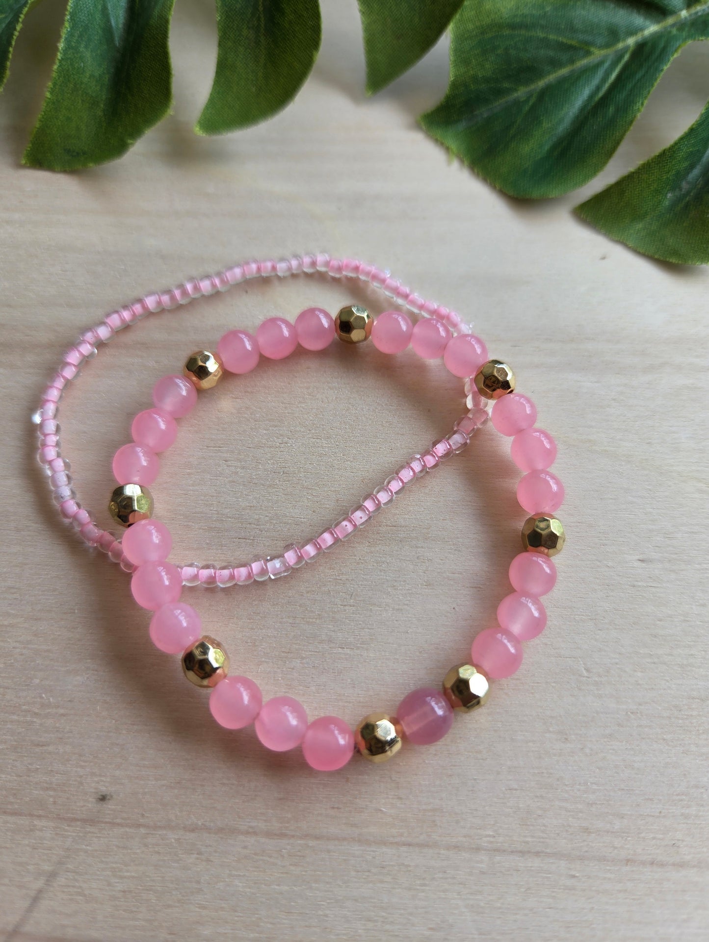 Armbänder mit AH Flamingo Rosa3er-Set