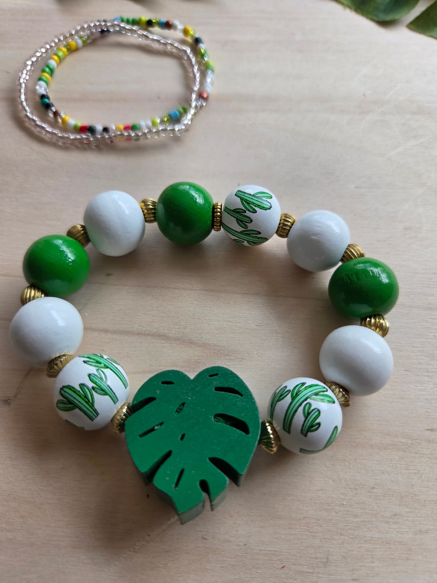 Armbänder Dschungel grün 3er-Set