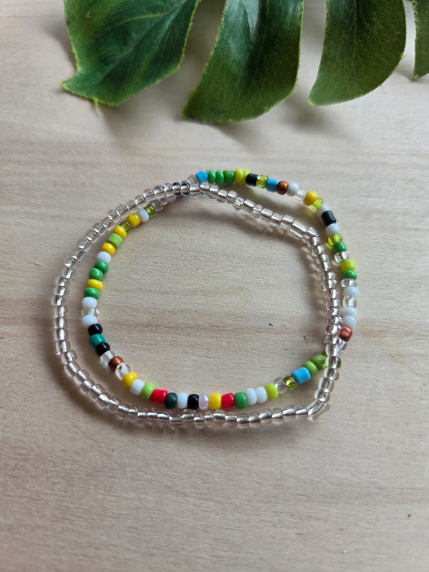 Armbänder Dschungel grün 3er-Set