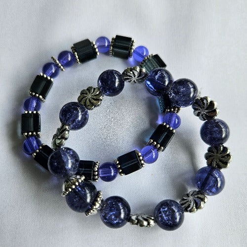 Armband 2er-Set blau