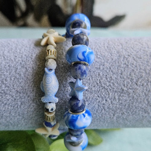 Armband hellblau 2er-Set