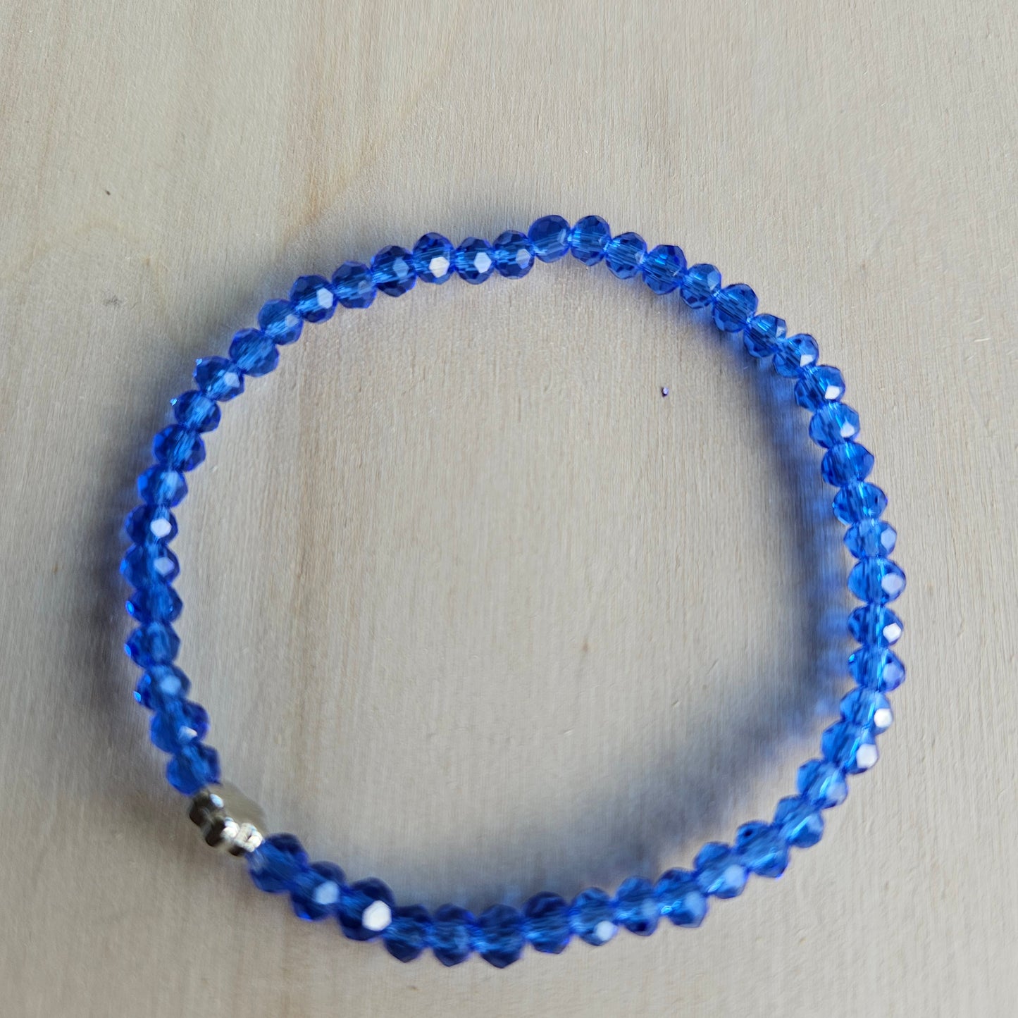 Armbänder Perlen blau/Weiß 3 er Set