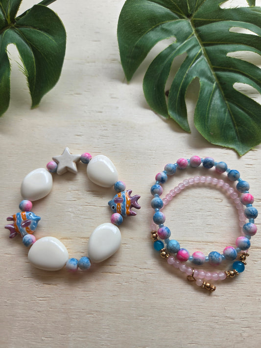 Armbänder mit Fischen  3er-Set