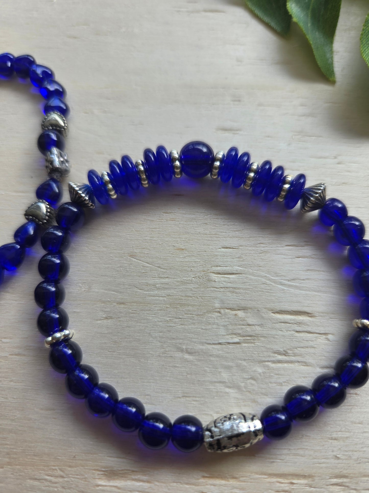 Armbänder Perle sehendes Auge blau 4er-Set