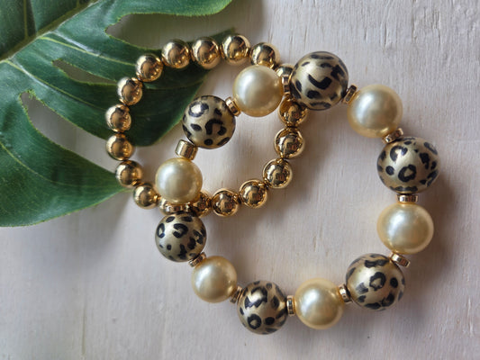 Armbänder mit Leo Kugel 2er-Set