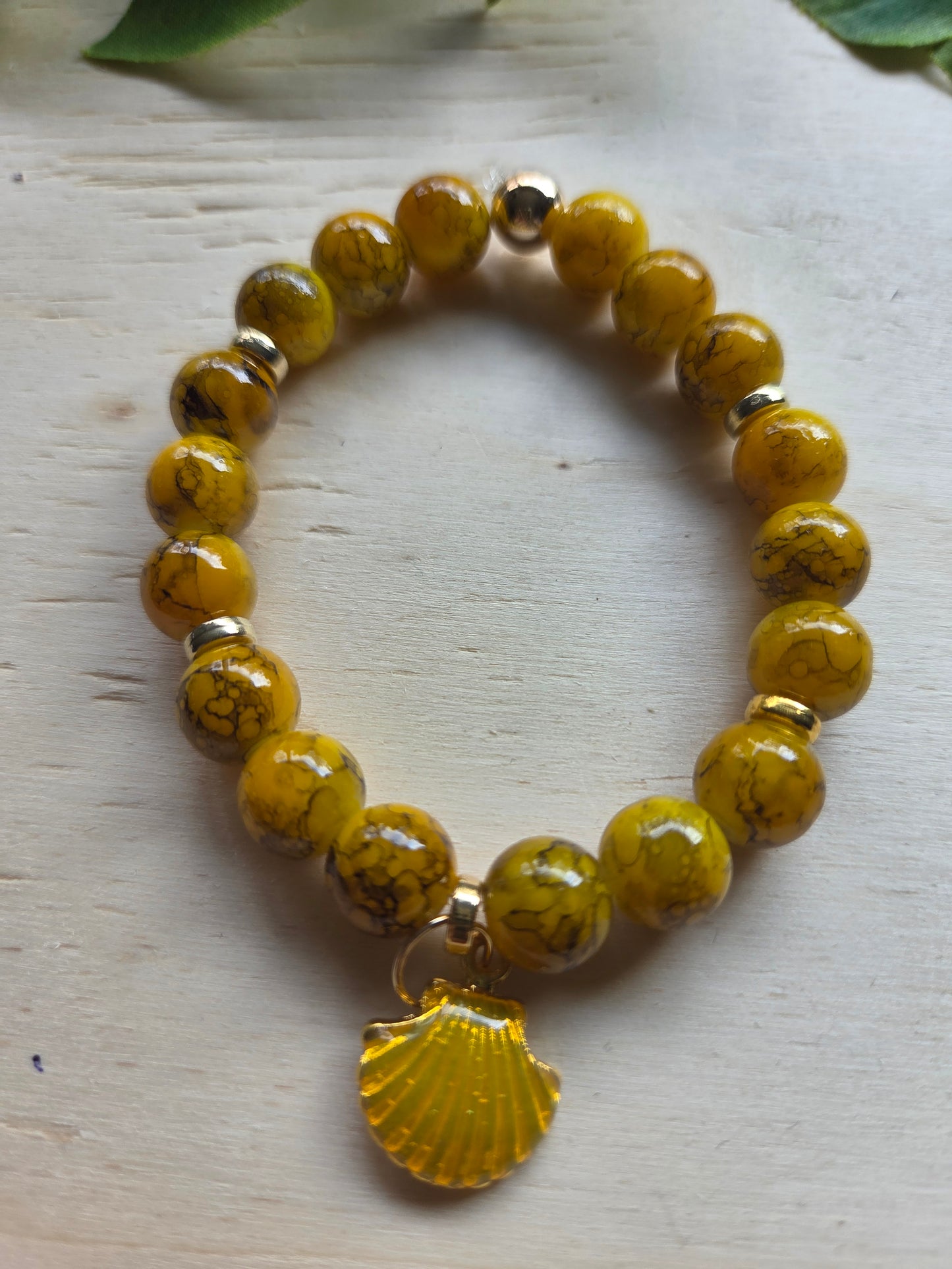 Armbänder Ibiza  blau/gelb  2er-Set