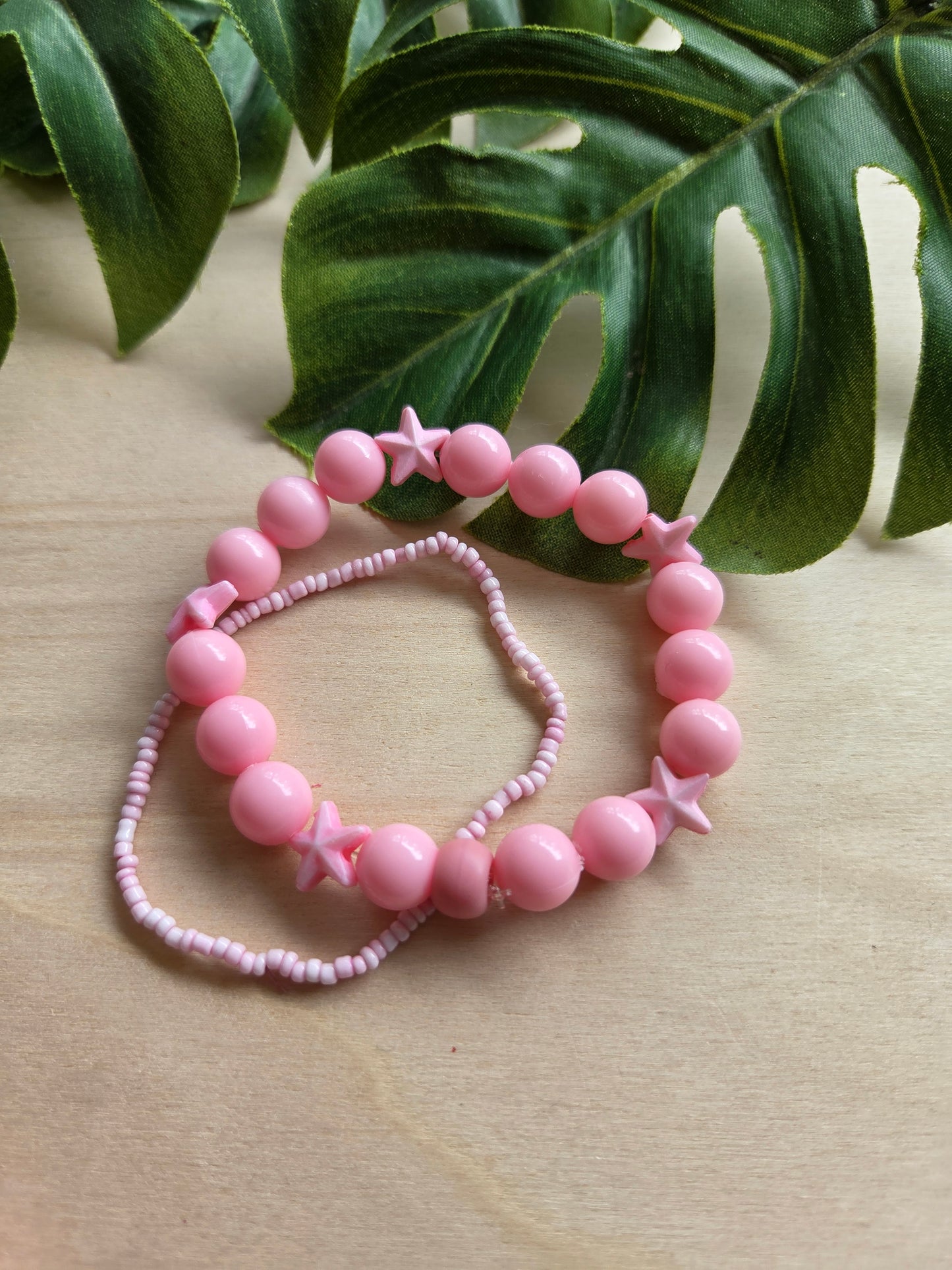Armbänder mit Big Flamingo Rosa  3er-Set