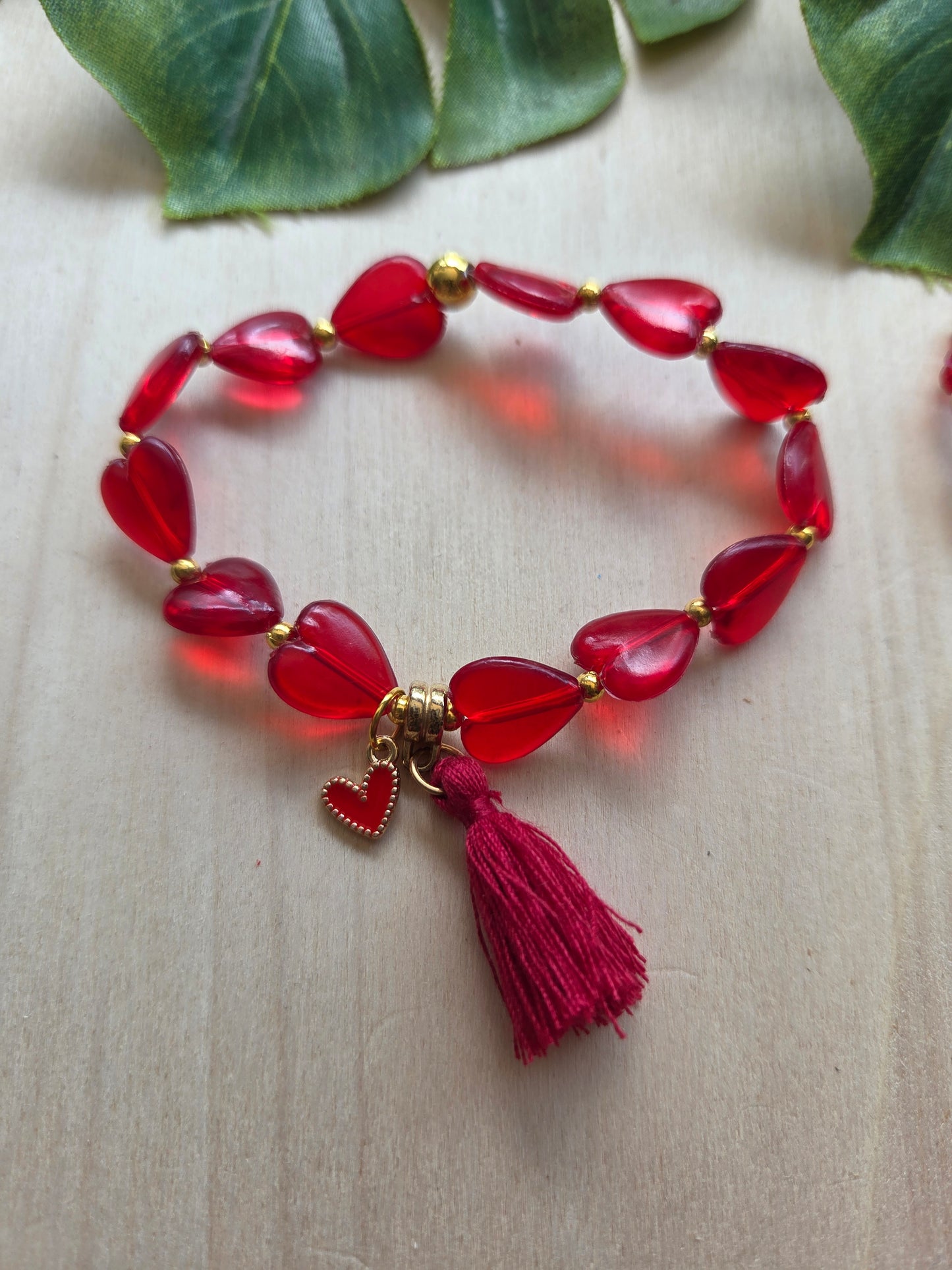 Armbänder Rot 4 er Set