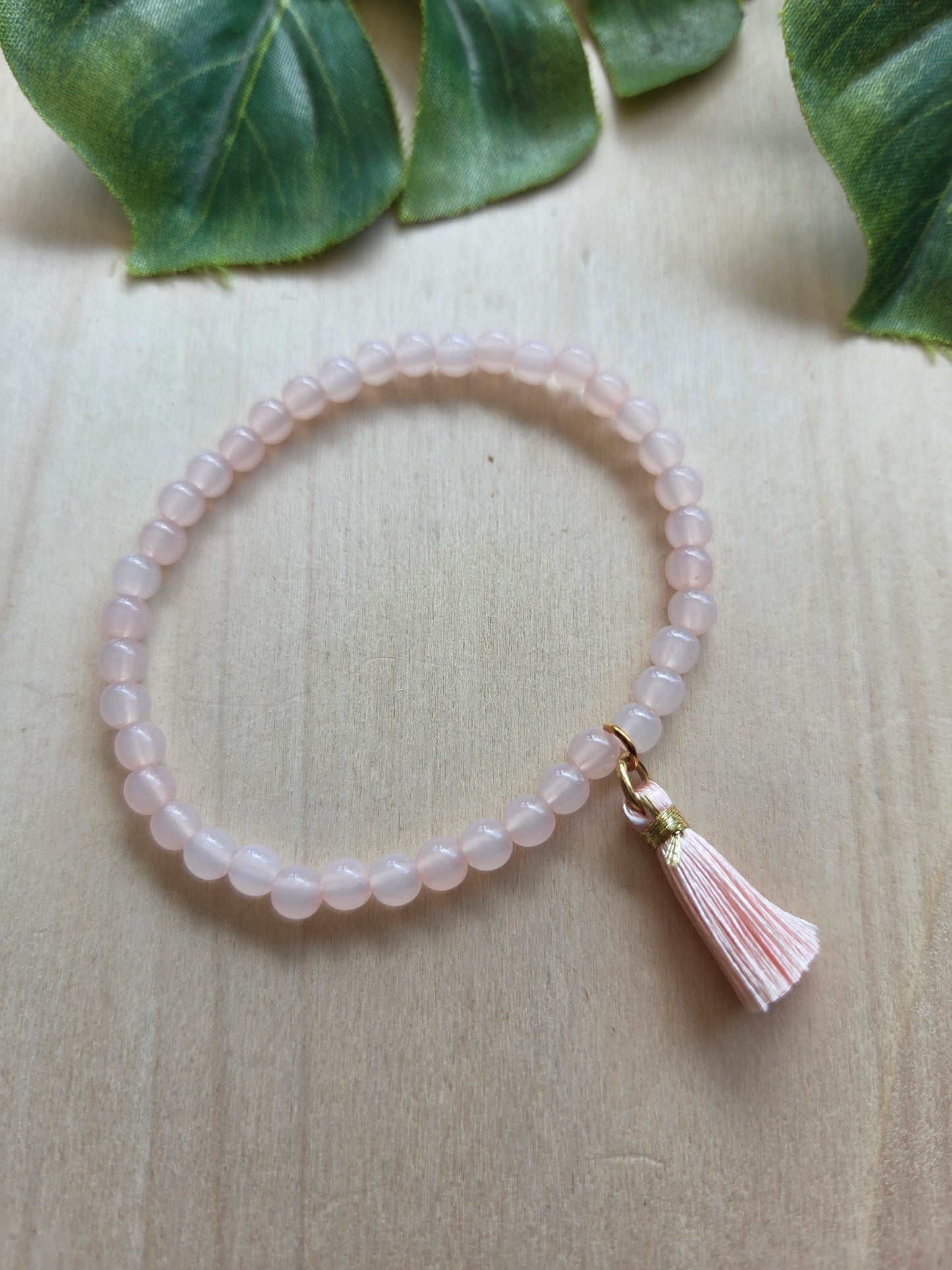 Armbänder Rosa Big Perlen  mit Anhänger