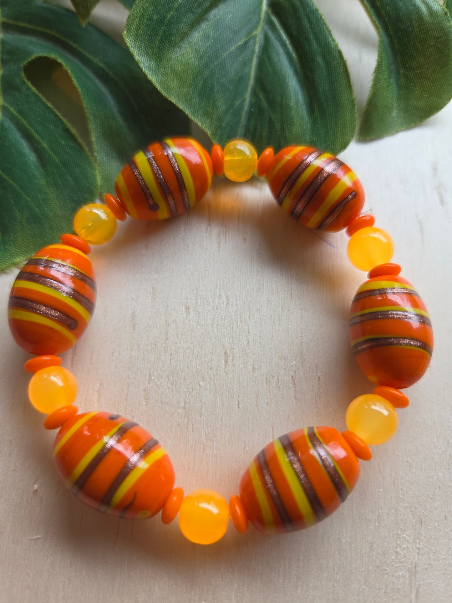 Armbänder 3er Set Orange