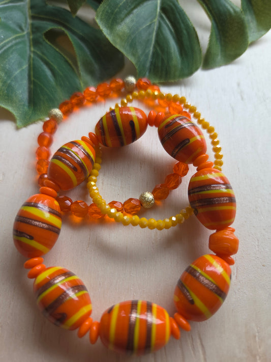 Armbänder 3er Set Orange