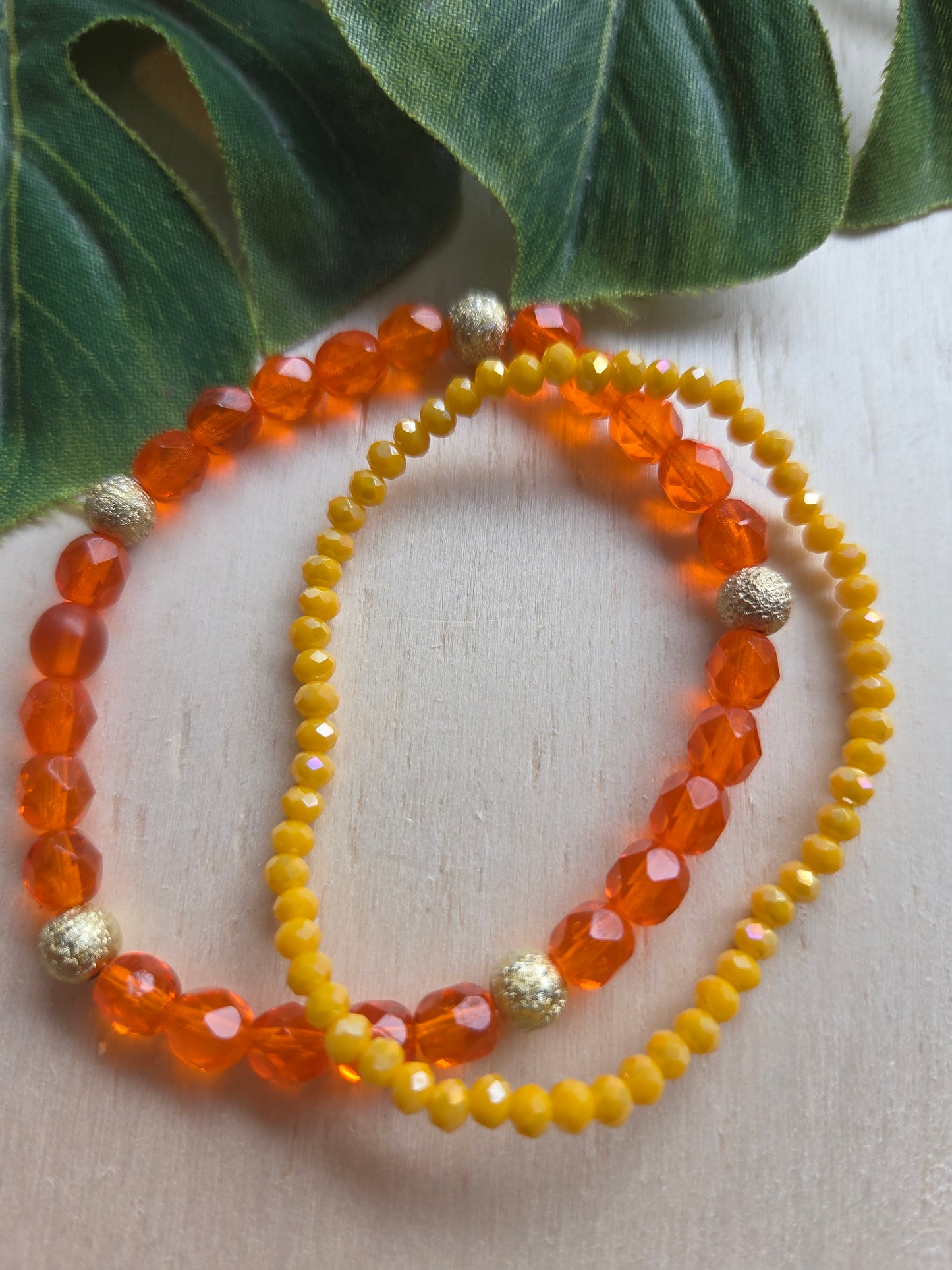 Armbänder 3er Set Orange