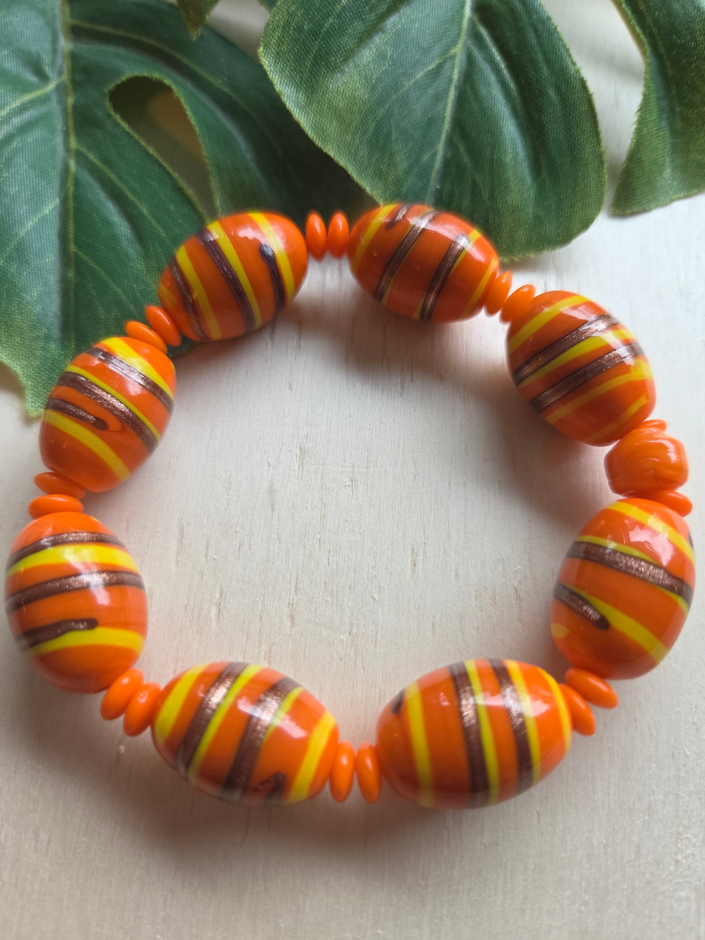 Armbänder 3er Set Orange